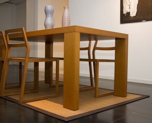 sedie e tavolo in legno cera arredamenti dolo